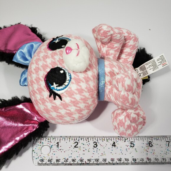 Gund Dog Cala Basset Hound Plush Toy Check Fabric stuffed Animal - Picture 6 of 9